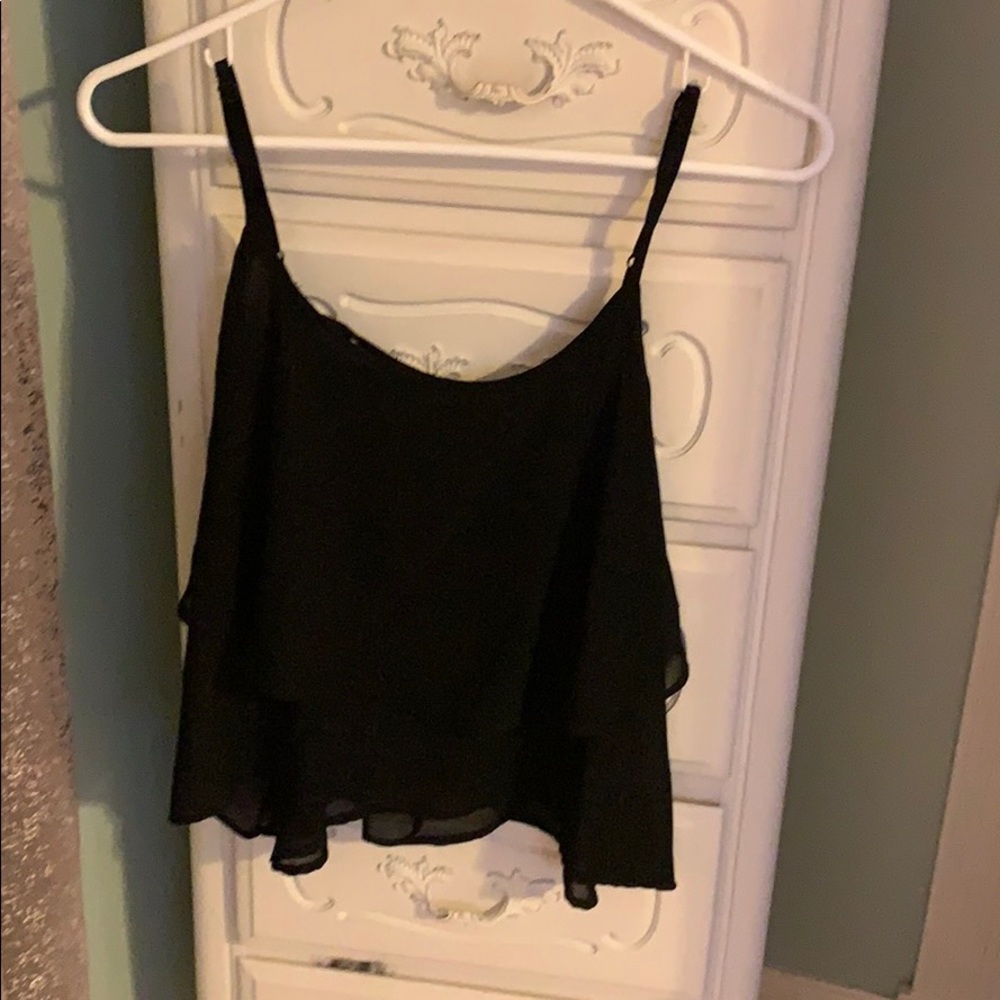 Beautiful Black Chiffon Top